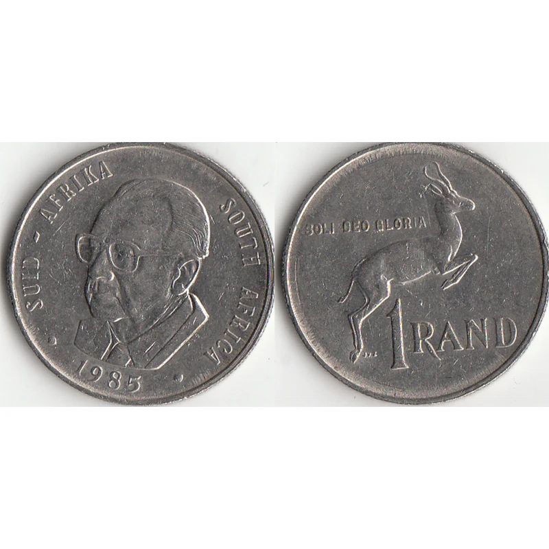 ЮАР 1 Ранд памятная монета 1985 серия кобыл верджон Африка 100% реальные оригинальные