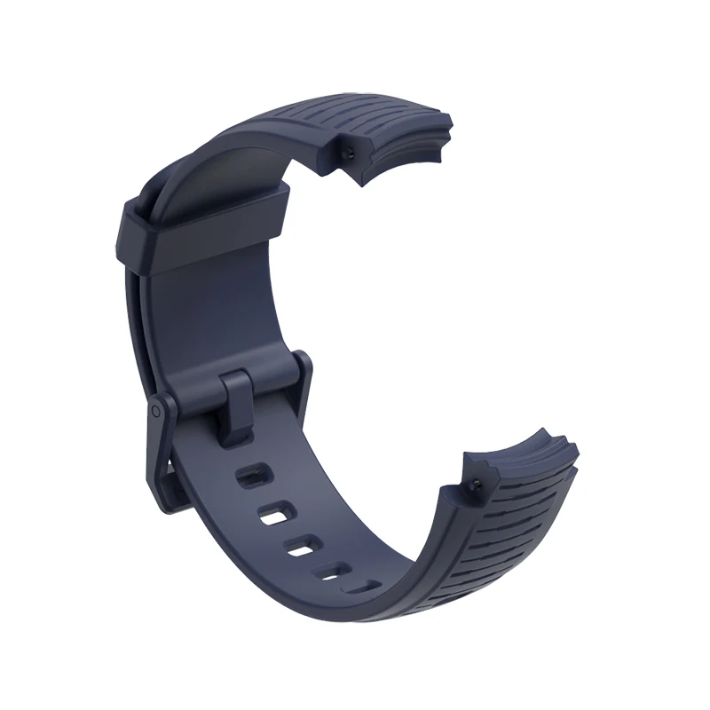 midnight-blue Силиконовый ремешок для Huami Amazfit Verge Lite ремешок умный ремешок для часов мягкий браслет для Xiaomi Amazfit Bip ремешок аксессуары - Цвет: midnight-blue