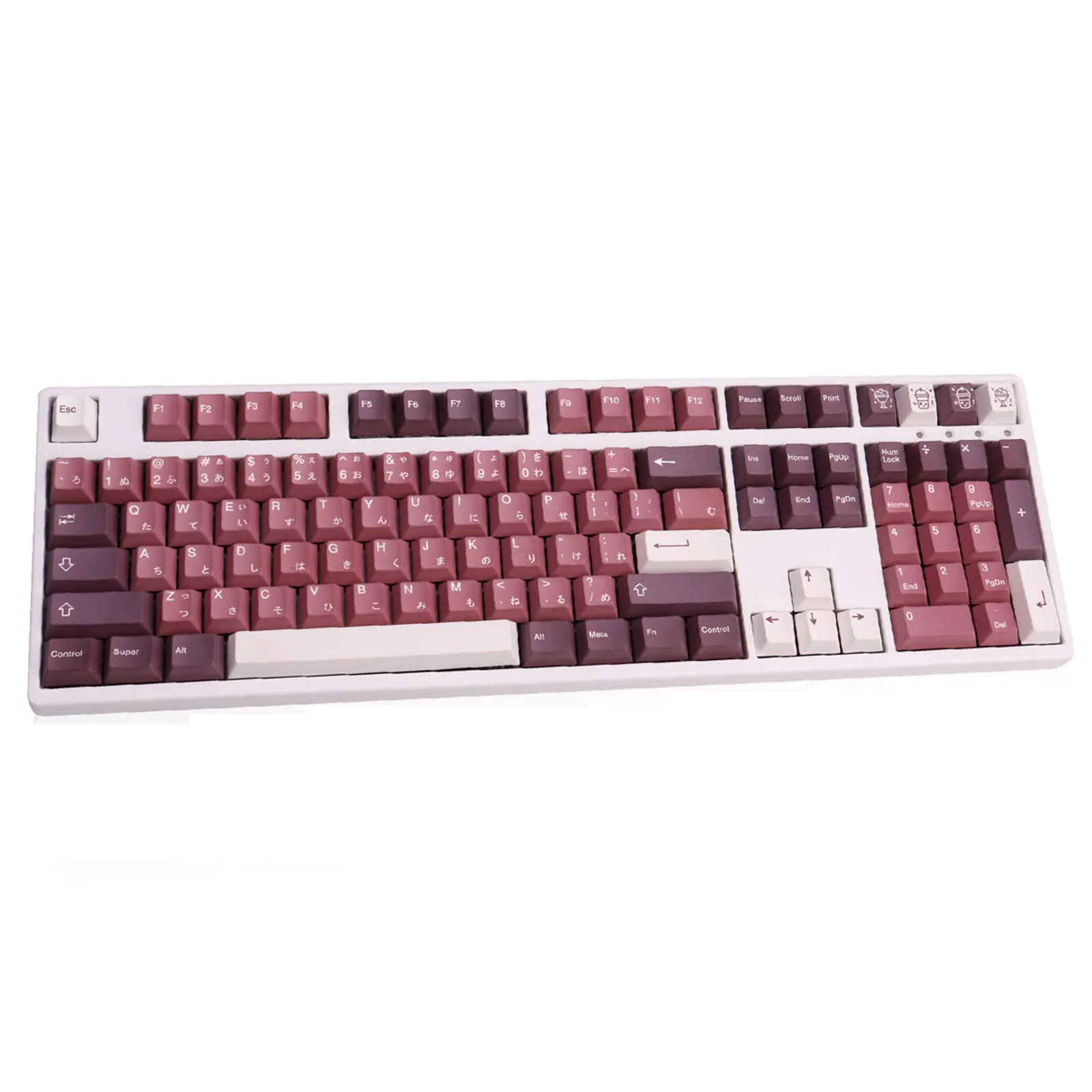 

Колпачки для механической клавиатуры Bingsu, 130 клавиши, 61 64 84 108