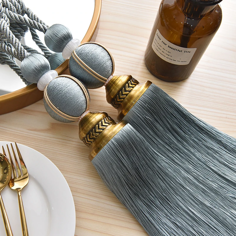 2 шт. завязки для штор с кисточками|Декоративные аксессуары штор| |