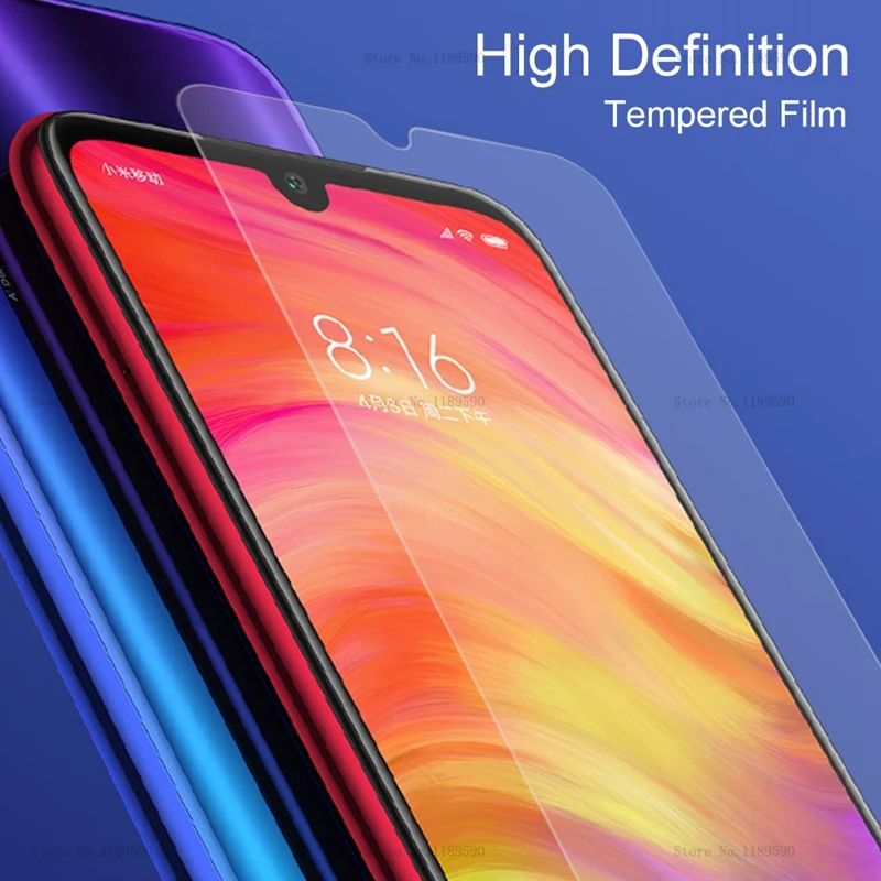 Закаленное стекло Cafele для Redmi Note 7/8/9 pro защита экрана HD от отпечатков пальцев |