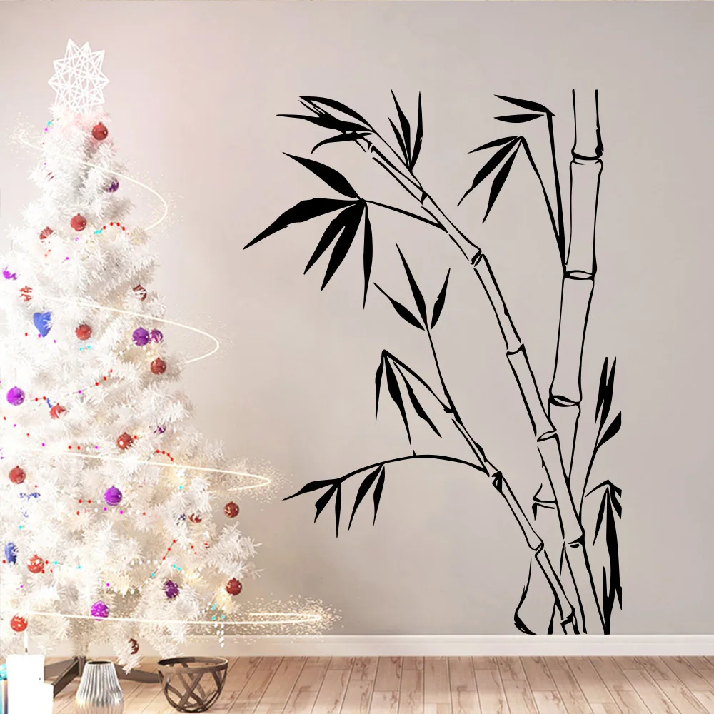 Классические Bamboo Huls Veg для гостиной Виниловые наклейки украшения