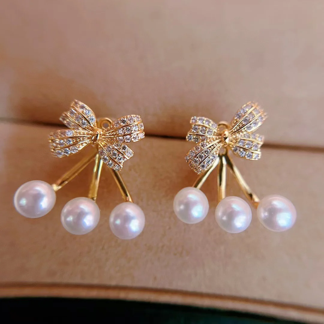 

2021 натуральные серьги в виде бабочки с разноцветными жемчужинами из стерлингового серебра