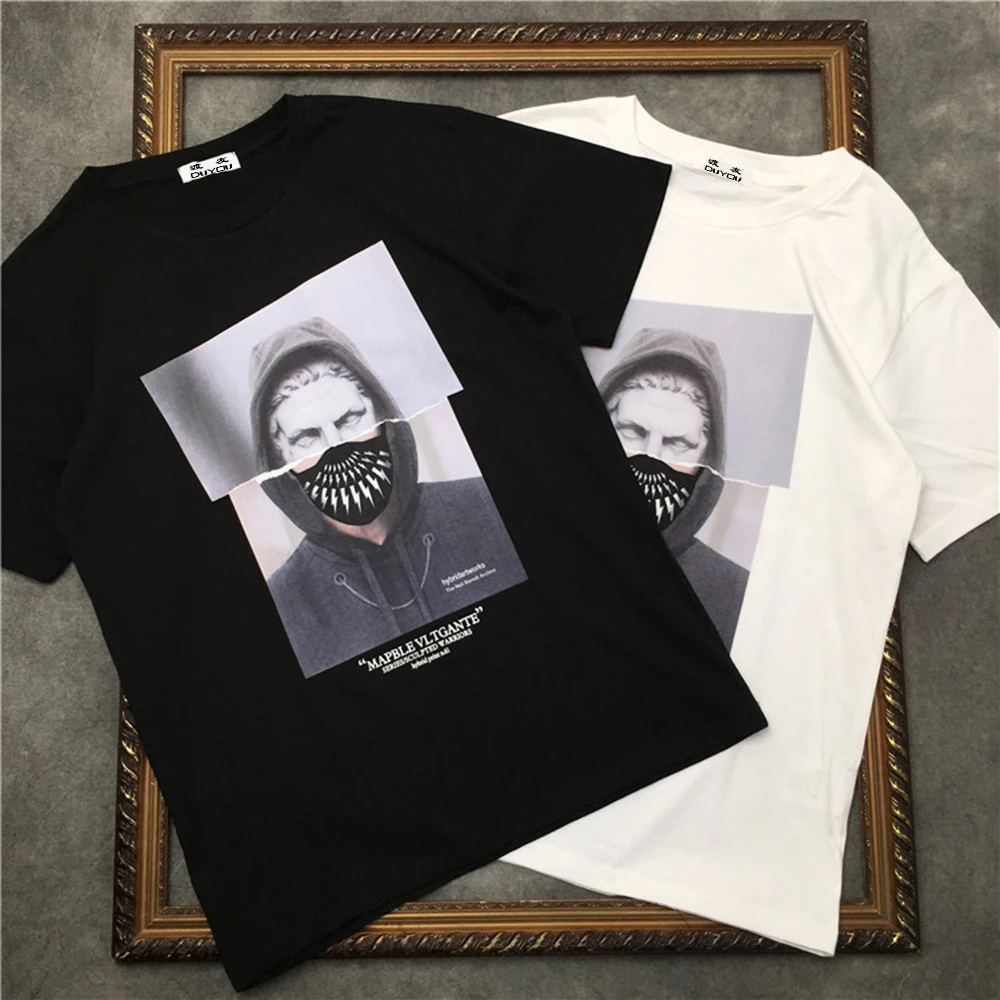 Футболка Мужская/Женская хлопковая с коротким рукавом в стиле хип-хоп | Мужская