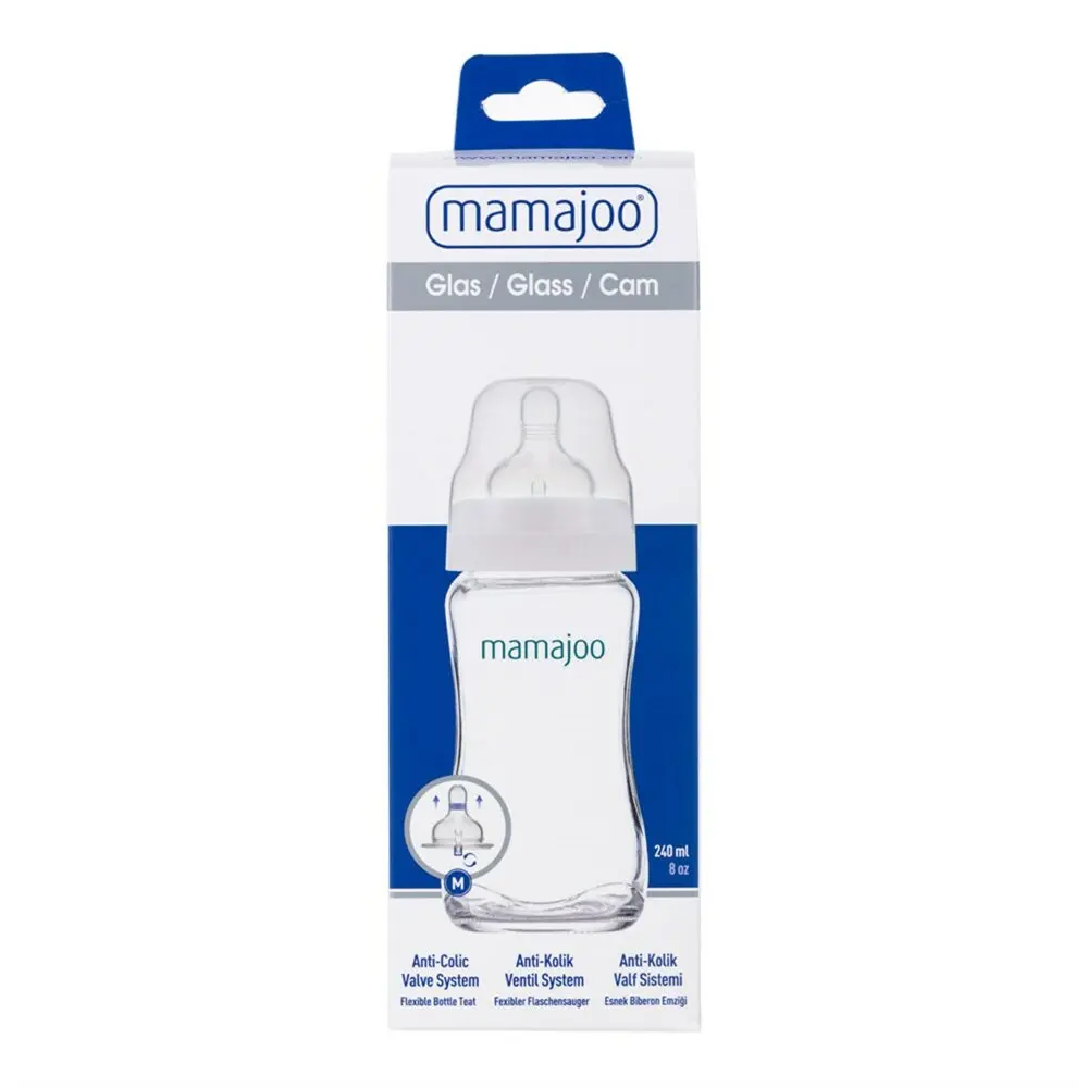 

Mamajoo Glass Baby Bottle 240ml