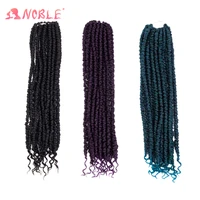 noble star kinky twist hair weave bundles crotchet hair extensions 16 inch crochet braids synthetic hair dreadlocks braids