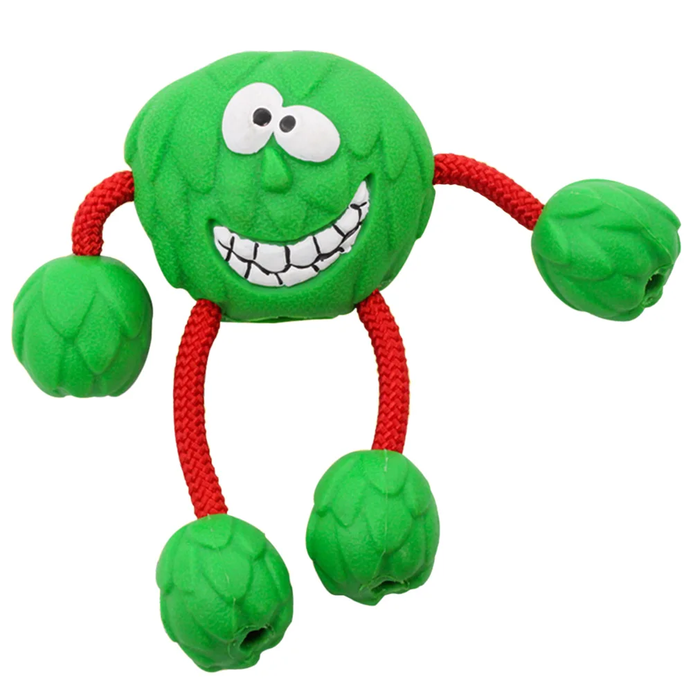 Нерушимый писк гибкий собака жевательная игрушка IQ тренировка смешная ФОРМА