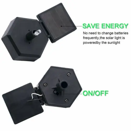 Новинка Солнечный светодиодный свет сада огни безопасности украшение в виде