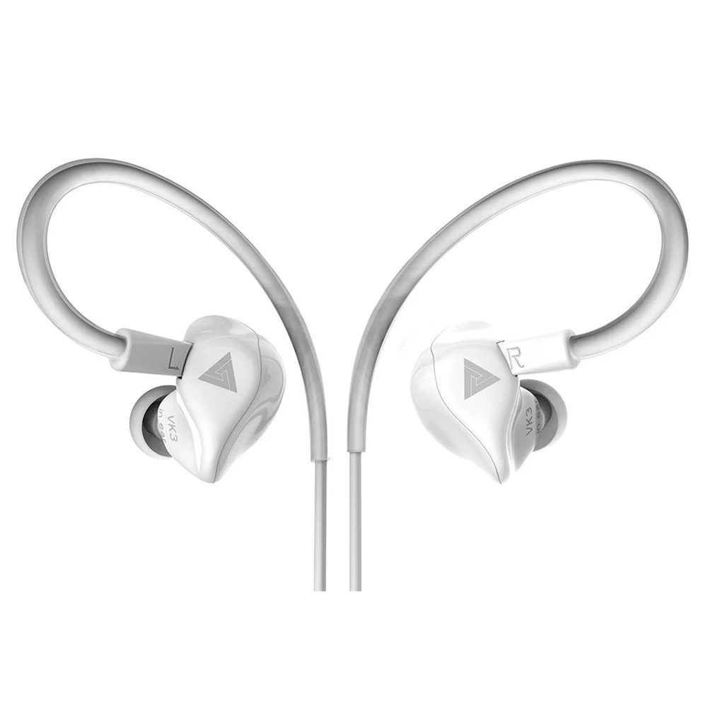 QKZ VK3 универсальные 3 5 мм наушники-вкладыши HiFi музыкальные проводные с микрофоном