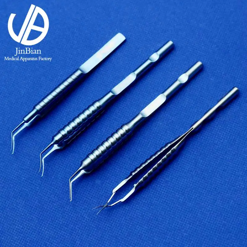 Фтальмологические инструменты пинцеты для капсулорексиса из нержавеющей стали