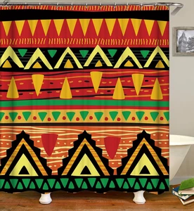 Занавеска для душа с геометрическим рисунком, 3d занавеска для душа в ванную комнату, с крючками, водонепроницаемая Штора для душа, s или Mat