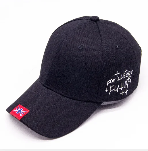 Бейсболка Мужская/Женская джинсовая с вышивкой брендовая Кепка флагом из денима