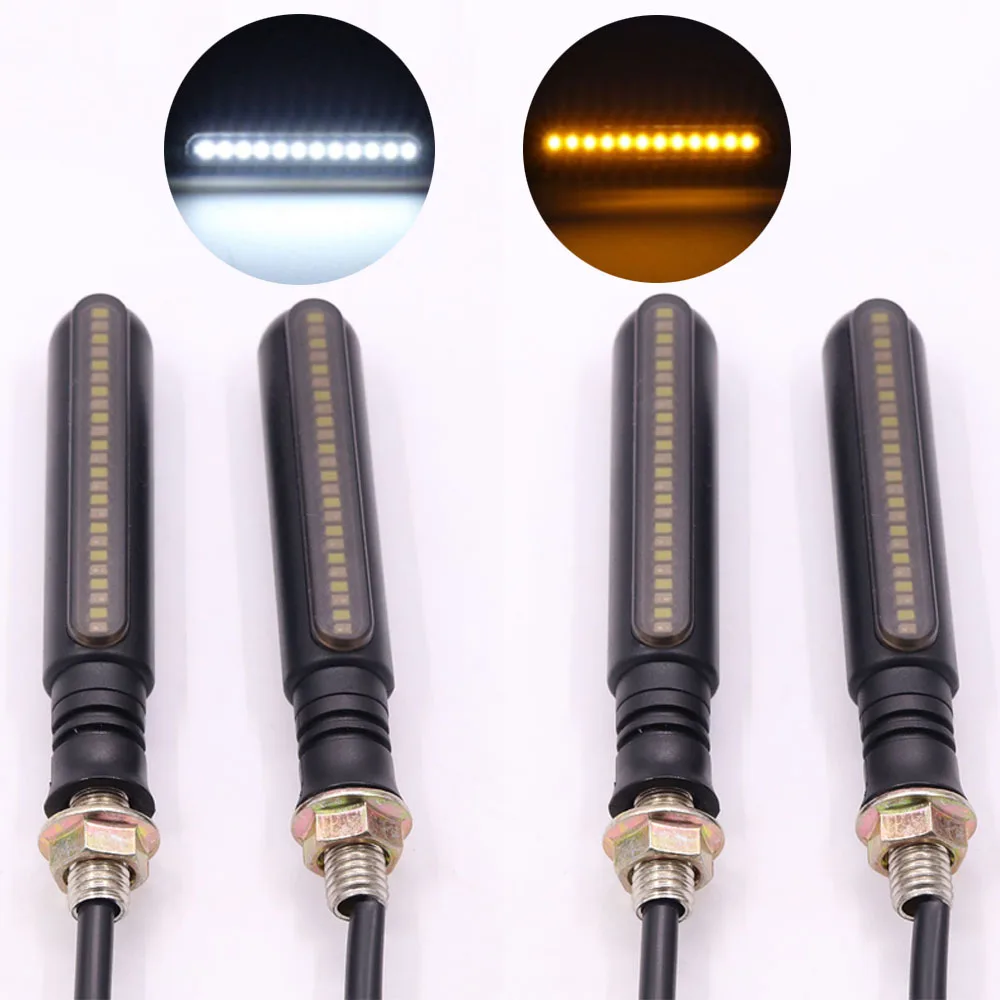 

Мотоцикл светодиодный указатель поворота светильник стоп-сигнал "бегущая вода" светильник хвост проблесковый маячок/бег мигалка DRL Для Suzuki ...