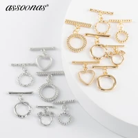 assoonas m1126diy bracelet accessoriesconnectorsot claspcopper metalcharmswomen for jewelry making10pcslot