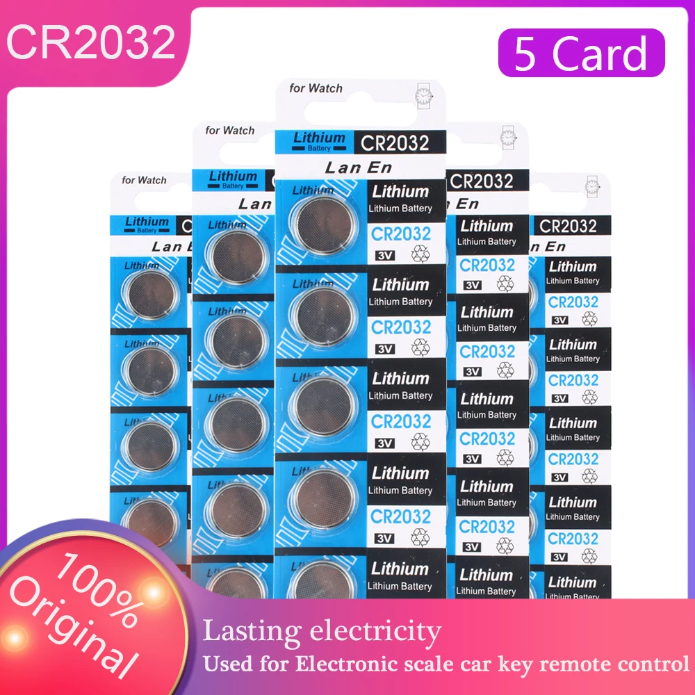 

NEW 25Pcs YCDC 3V Electronic Remote Coin Cell Replacement CR2032 Lithium Button Batteries DL2032 ECR2032 BR2032 Button pila Cell
