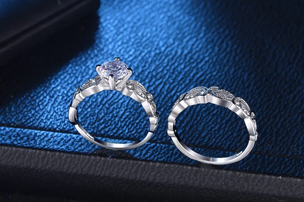 Infinity 925 серебро Цвет кольца для женщин простой двойной стекируемые Модные