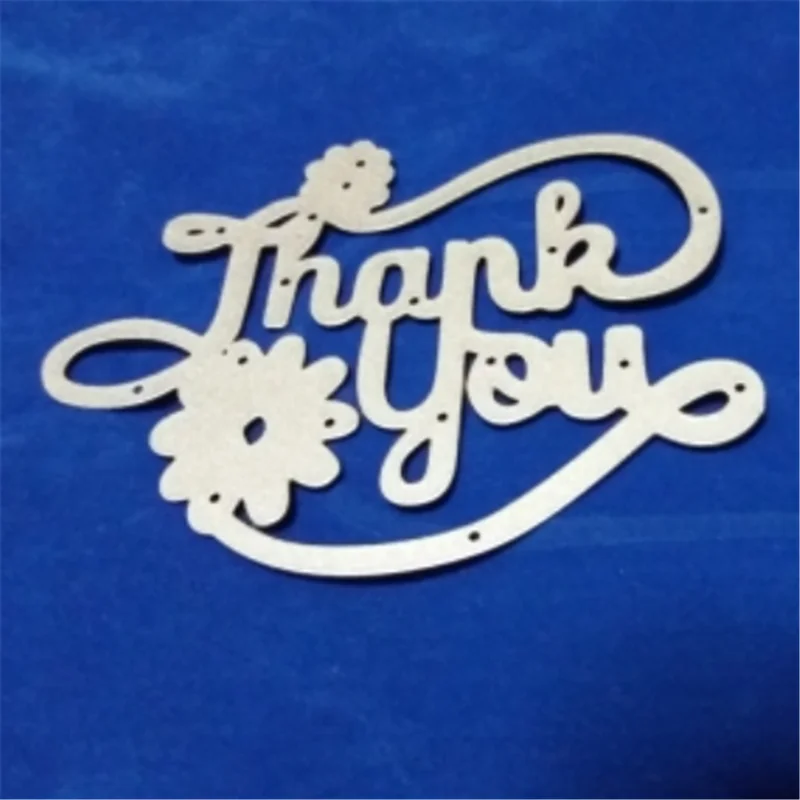 EastshapeThank you слова штампы для резки металла скрапбукинга высечки стежка ремесло