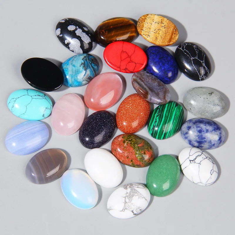 5 шт./лот бусины из натурального камня овальные бирюзы тигровый глаз Агаты оправа