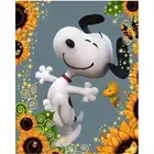 5D Алмазная вышивка с принтом Собака, DIY алмазная живопись вышивка крестиком Животные Изображение комплект мозаики для вышивки для декора дома