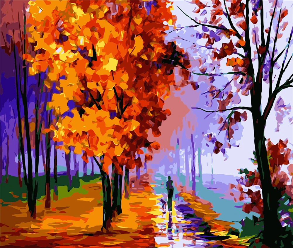 

Poetry Love Girl Diy Painting By Numbers Handpainted Oil Painting Lavender Kit Paint By Numbers Acrylic Wall Art Canvas Adult