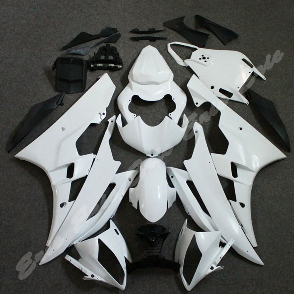 Неокрашенный корпус инжектора набор обтекателей для Yamaha YZF R6 2006 2007 | Автомобили и