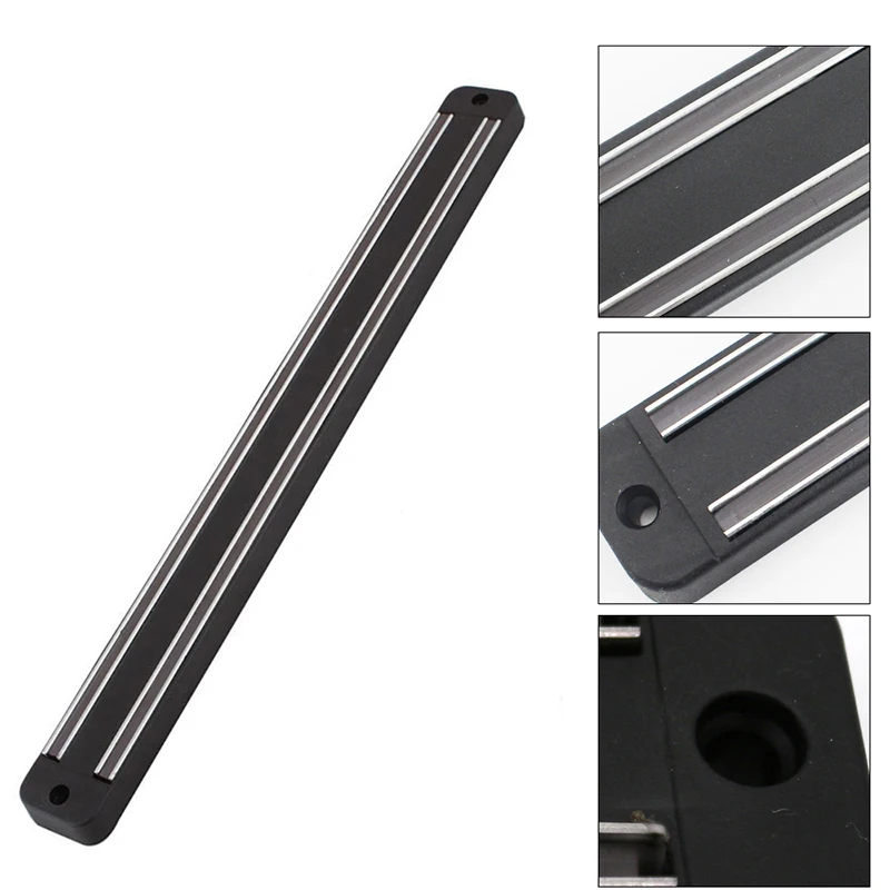 M/L Высокое качество 13 дюймов черный магнитный держатель ножа настенное крепление