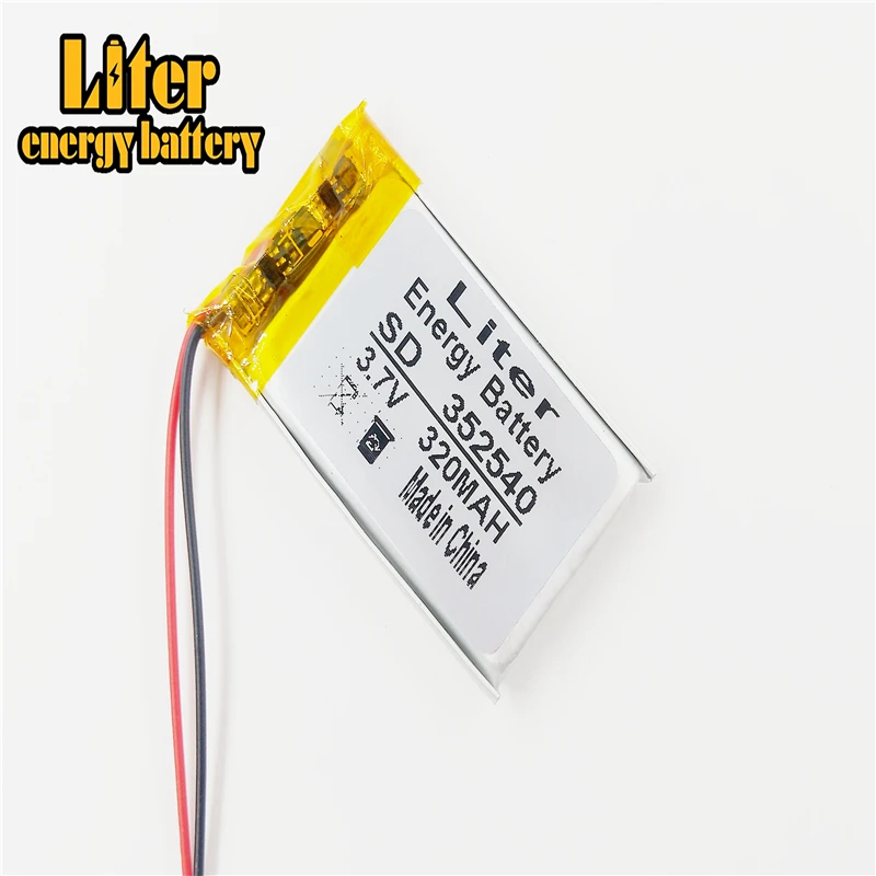 3 7 v литий-ионный планшет полимерный аккумулятор 320MAH хорошее качество OEM 352540 |