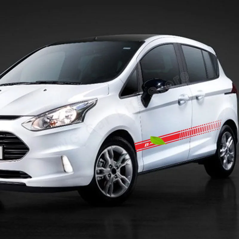 

2 шт., автомобильные боковые наклейки для Ford Bmax