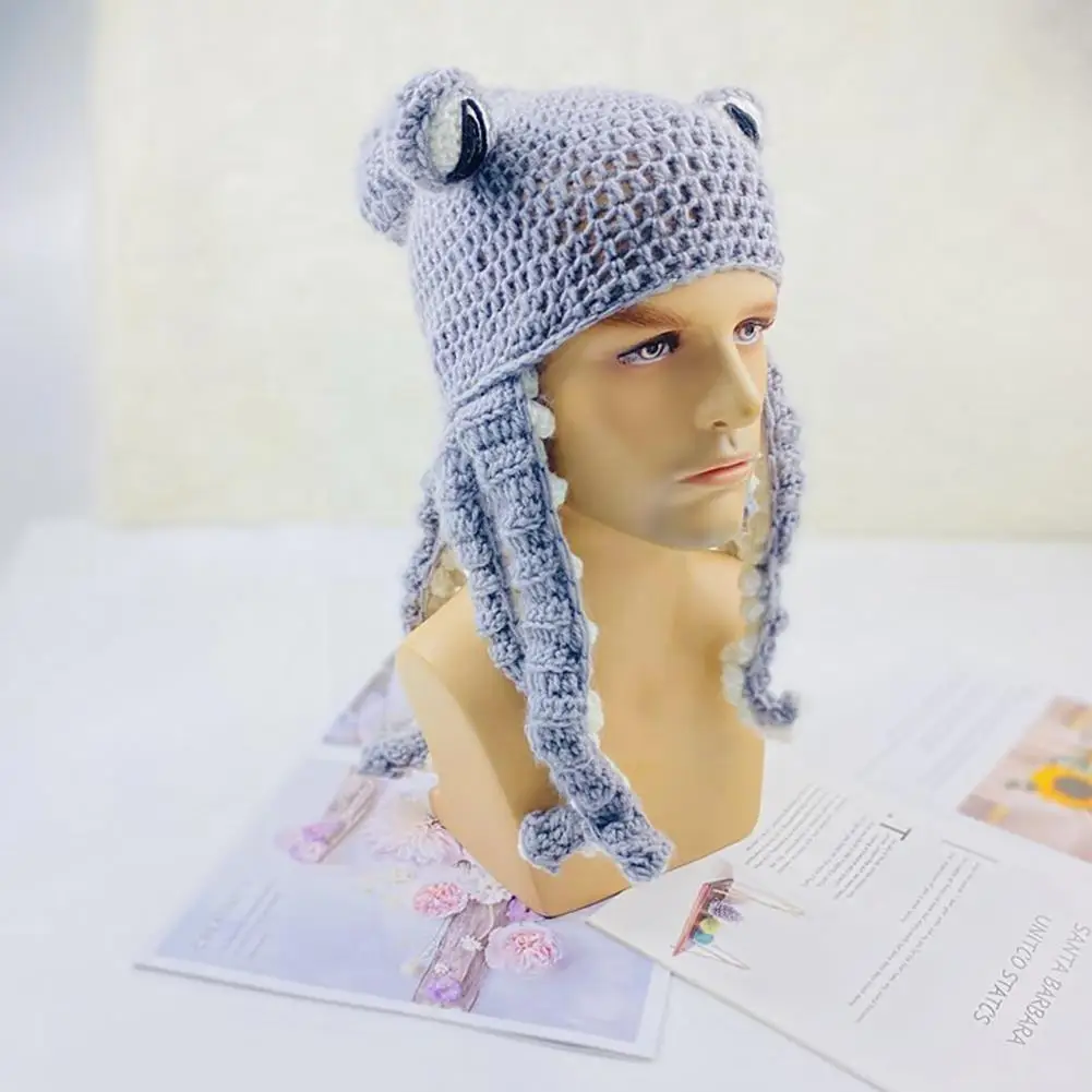 

Octopus Hat Party Funny Tricky Headgear Handmade Octopus Christmas Funny Party Headgear Tricky Shape Cosplay B7O3