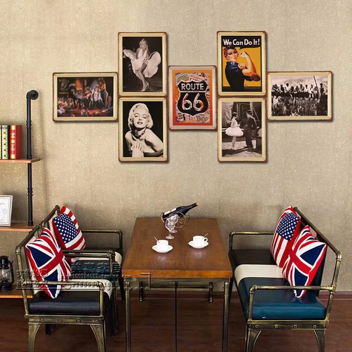 

Metal Tin Sign Girl Sitting In The Pool Hall Poster Wall Decoration Coffee Bar Club Art Plaque Can Be Customized 8x12 Inches