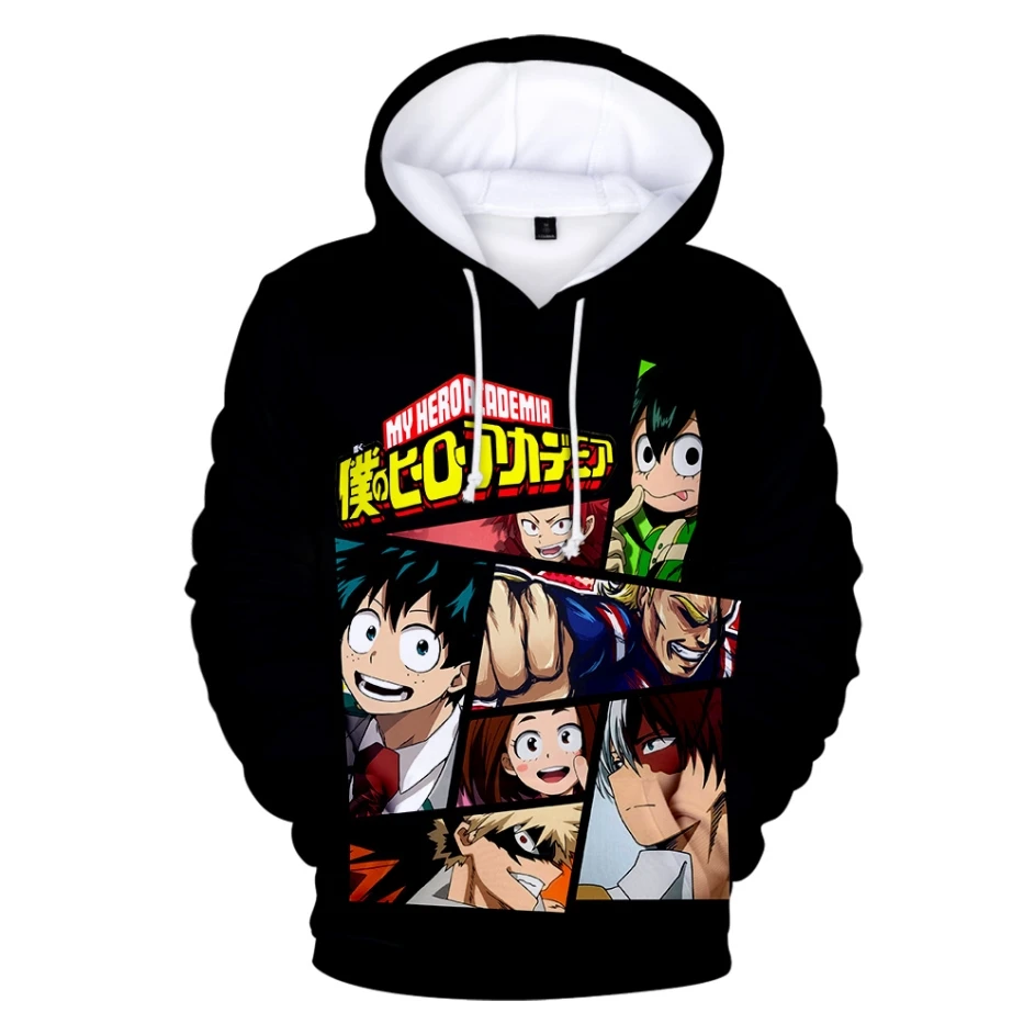 

My Hero Academia 3D Print Hoodie Oversize Winter Sweatshirts Pullover Sweatshirt Harajuku Men/women Hoodies