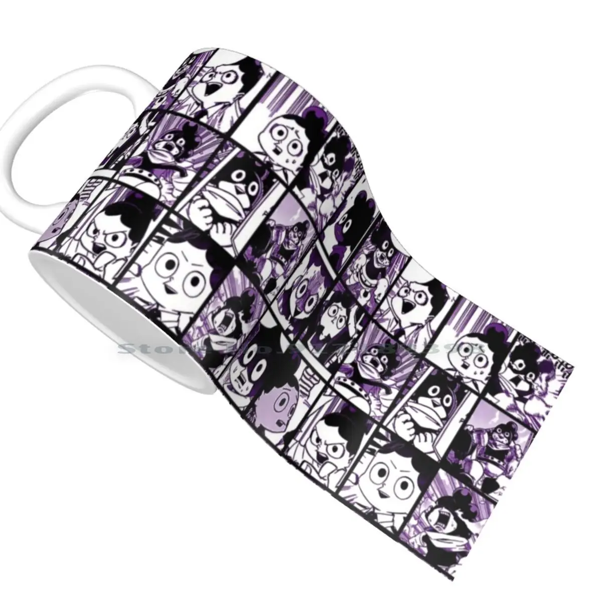 Миниатюрная Коллаж-цветная версия керамических кружек кофейные чашки кружка для