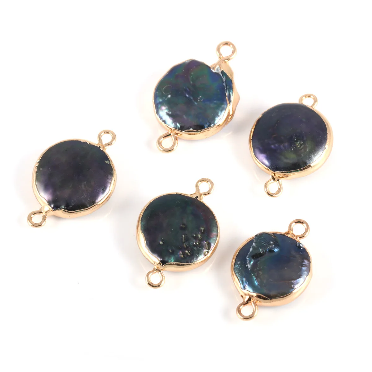 

Natural Abalone Shell connector DIY jewelry for bracelet sold 1 pc a lot