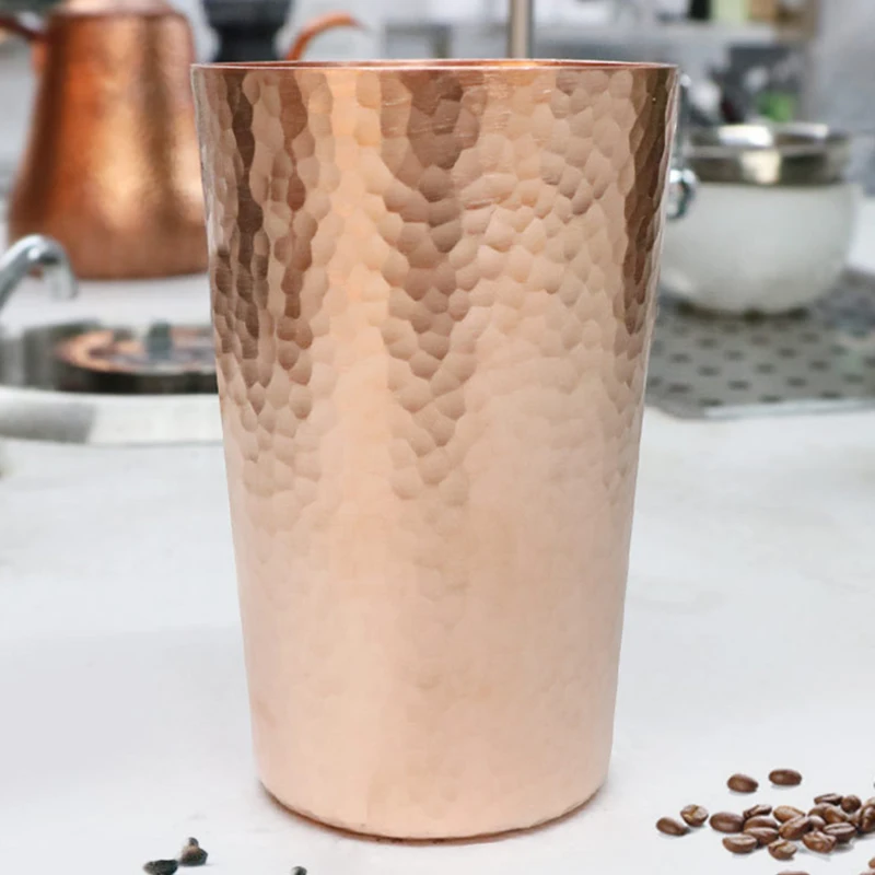 

HOT-Copper Powder Cup Wenxiang Cup Grinder Coffee Powder Manual Hand Powder Cup Coffee Powder Cup Coffee Grinder Accessories 250