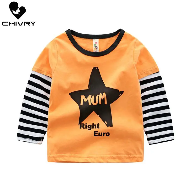 Детская футболка для мальчиков с принтом динозавра и машины хлопковая длинными