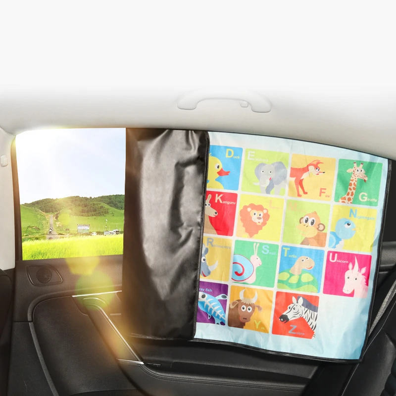 

Мультяшный магнитный автомобильный солнцезащитный козырек для боковых окон, солнцезащитный козырек, летний Регулируемый солнцезащитный к...