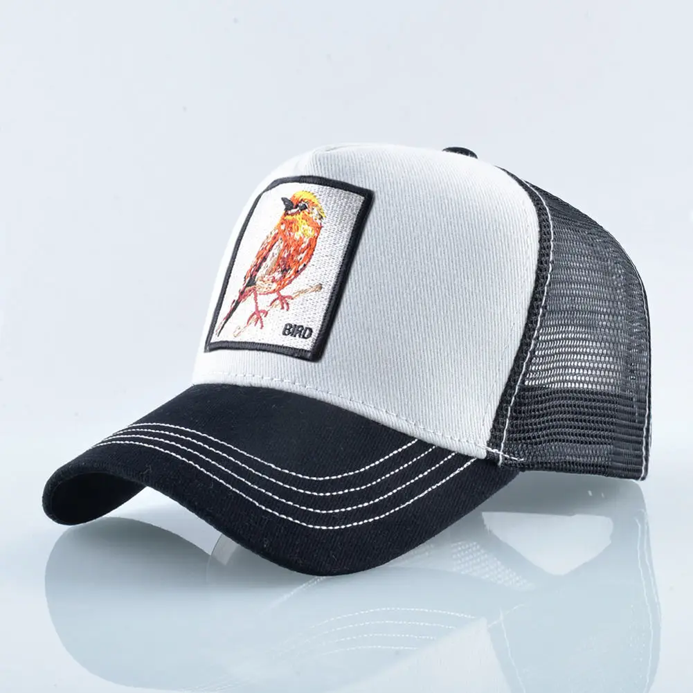 

Fashion High Quality Baseball Cap Men's Hat Animal Embroidery Women's Outdoor Sports Sun Protection Hip Hop Dad Mesh Trucker Hat