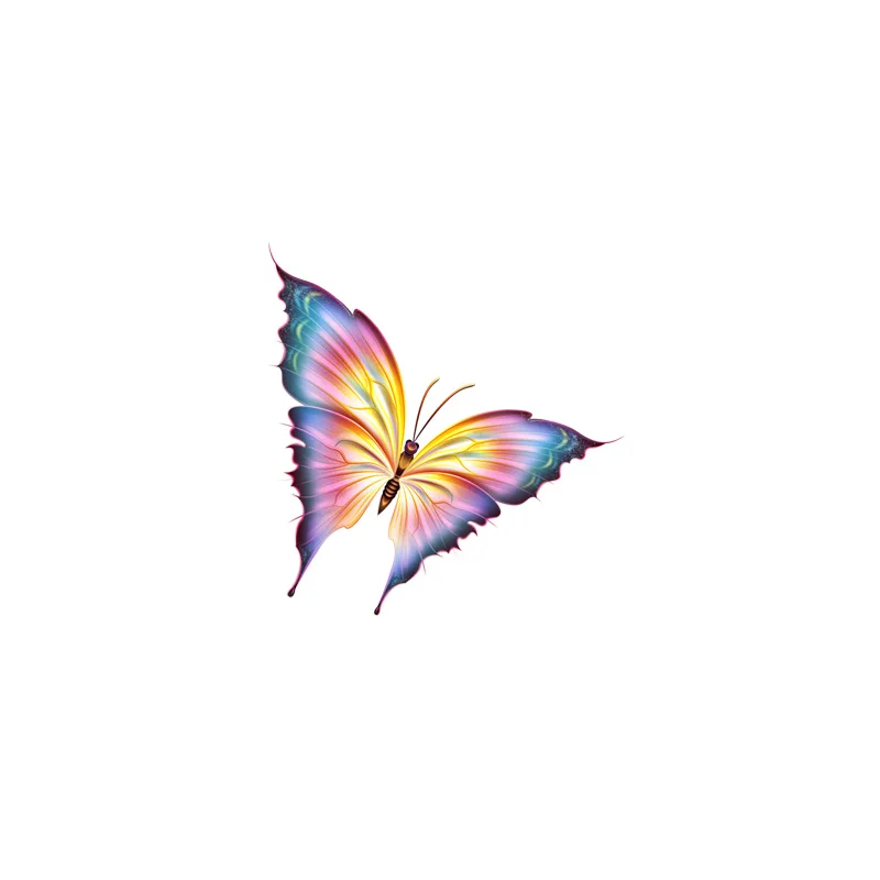 

11x11CM Interesting Flying Butterfly PVC Motorcycle Car Sticker