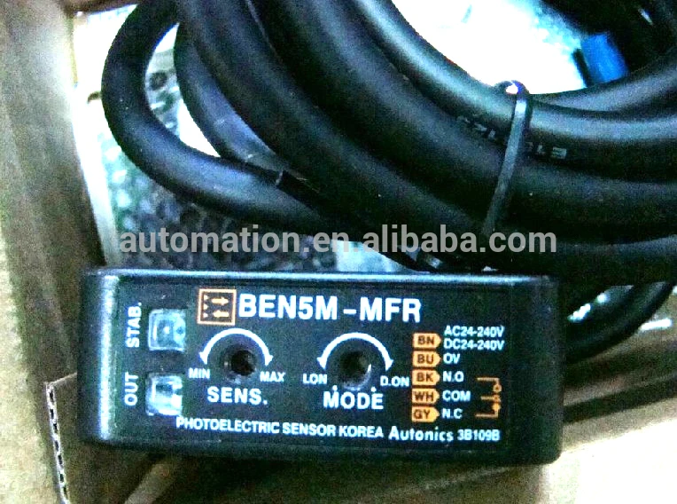 

AUTONICS retrore reflective sensor with mirrorBEN5M-MFR
