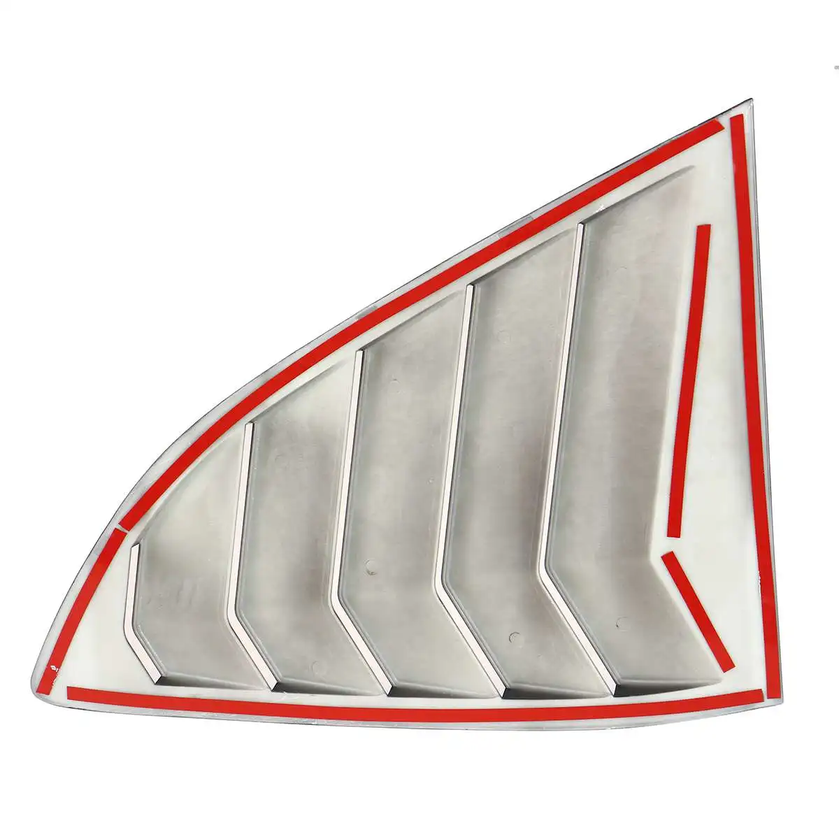 

2PCS 1/4 Quarter Car Rear Side Window Louver Scoop Cover Vent Air Outlet Shutter Vent Trim For Honda For CR-V For CRV 2017-2020