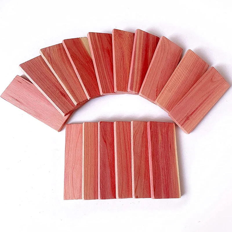 

16 Pack Cedar Blocks for Closet,Red Cedar Blocks for Storage, Aromatic Cedar Blocks for Closet and Drawer