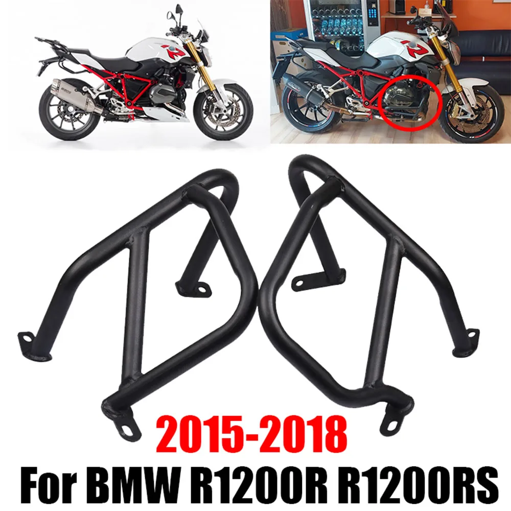 For BMW R1200R R1200 R 1200 R 1200R 2015-2018 Motorcycle Accessories Engine Guard Bumper Crash Bars Stunt Cage Frame Protector