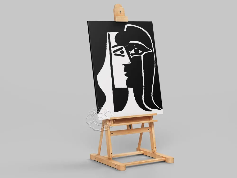 Плакат черно-белый печать художественной выставки выставочная художественная