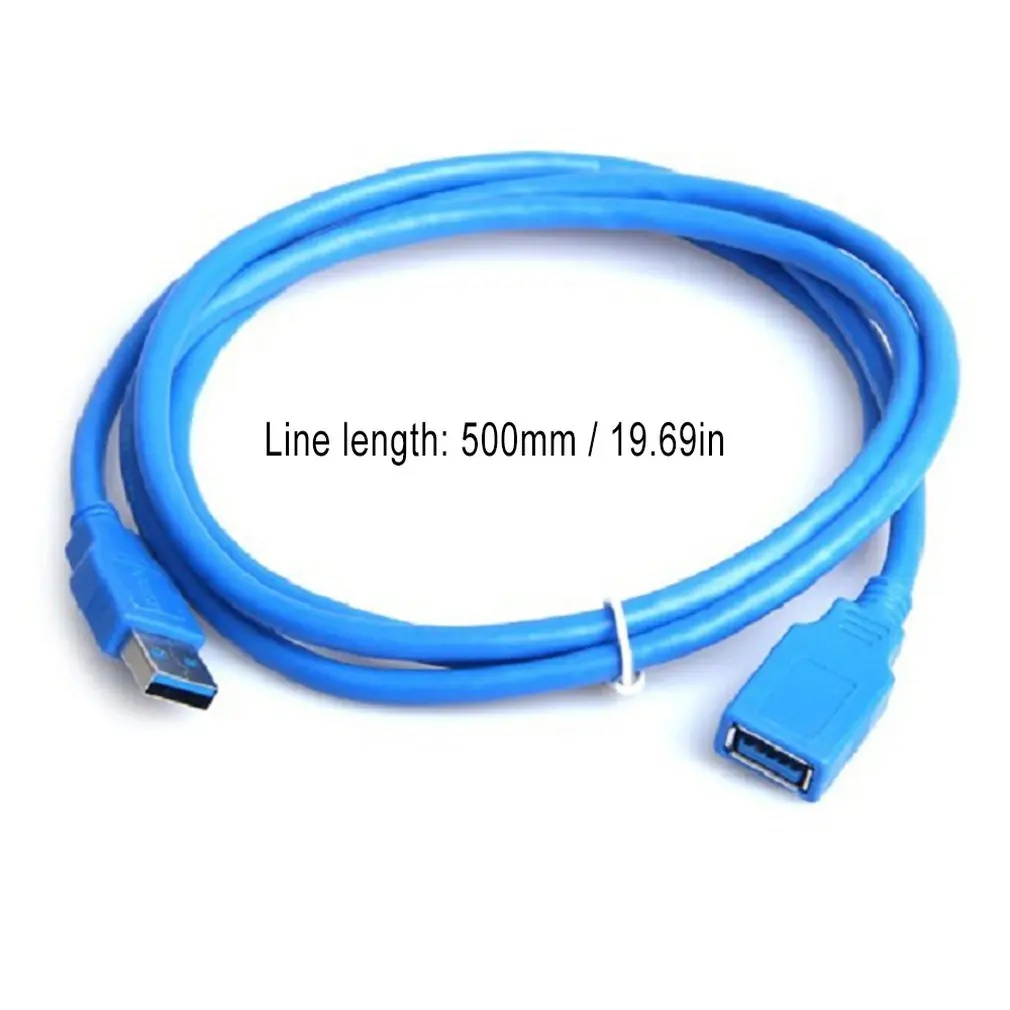 

3FT Blue USB 3.0 Type A Male to A Female Super Speed Extension Cable Converter Adapter Computer Connection Cable 2021