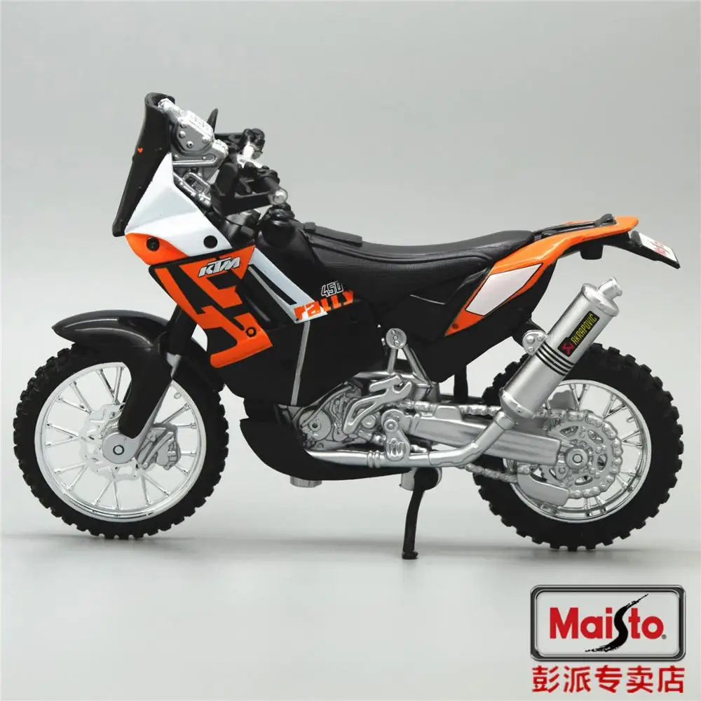 Maisto 1/18 1:18 Масштаб KTM 450 ралли мотоциклы литье под давлением дисплей модели подарок