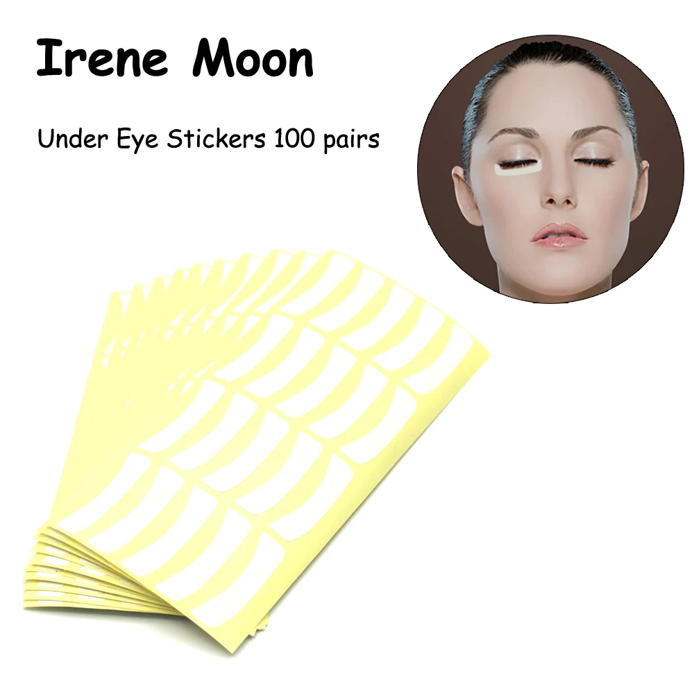 100 пар бумажных наклеек под глаза Индивидуальные Накладные ресницы патчи для