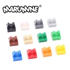Marumine 15712, Модифицированная плитка 1x1 с открытым зажимом, строительные блоки для сборки, детали для детей, обучающие игрушки для моделирования