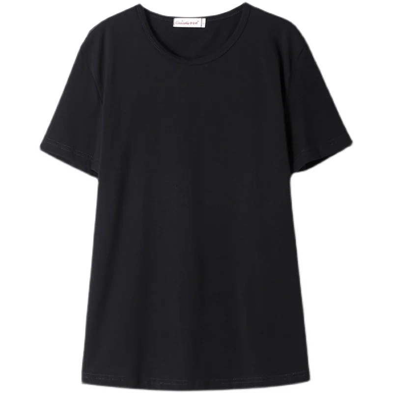 

Модная популярная черная женская футболка с коротким рукавом, летние Индивидуальные Дизайнерские хлопковые топы большого размера TX192