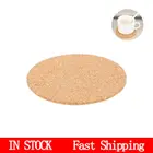 Натуральный круглый деревянный нескользящий коврик для чашки, 1 шт., подставка под горку, для чая, кофе, кружки, держатель для напитков, декоративная прочная подставка