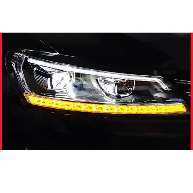 Автомобильные аксессуары для дневных ходовых автомобилей Drl Led Cob фары автомобильные фары в сборе 11 для Volkswagen Passat